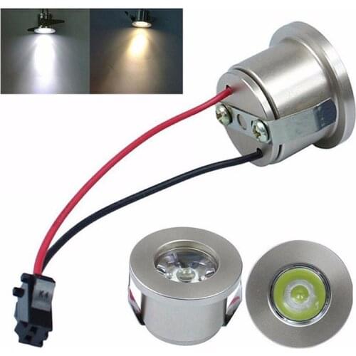 New 1W /3W LED White/Warm White AC 85-265V Mini Surface Mounted Light Led Downlight Jewelry Cabinet Lamp LED Mini Spotlight Lamp