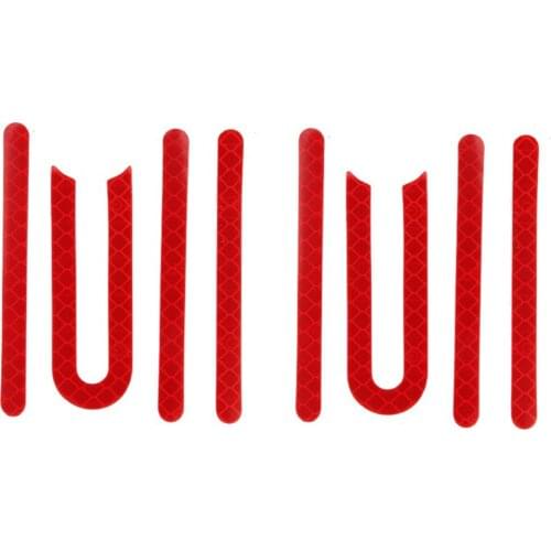 2 Set Reflective Stickers for Xiaomi Mijia M365 Scooter PVC Electric Scooter Warning Decal Pedal Protective Stickers Accessories