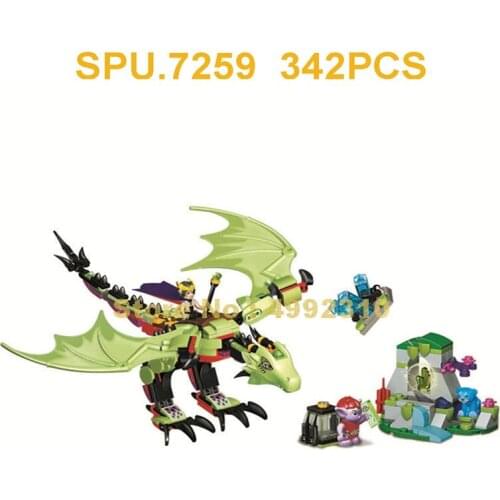 342pcs Girls Elves Goblin Kings Evil 2 Dolls Building Blocks Toy