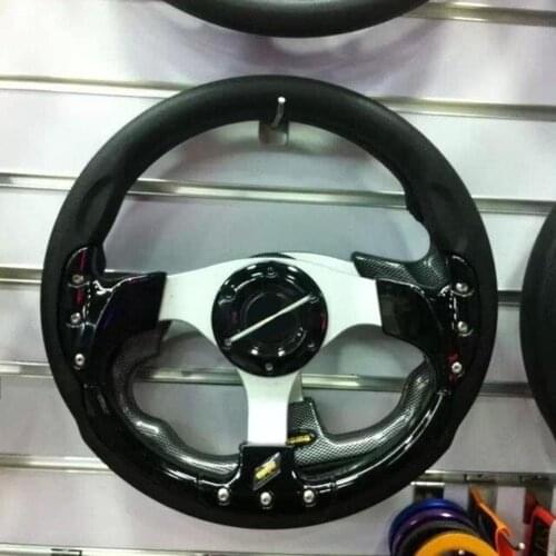70% Dropshipping!!320mm Universal Soft Car Racing Sport Drifting F1 Hub Button Steering Wheel