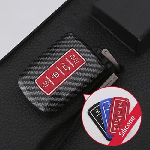 ABS Carbon fiber Car Remote Key Cover Case For Toyota Camry Corolla RAV4 Avalon Land Cruiser Remote Fob Keyless Protect Shell