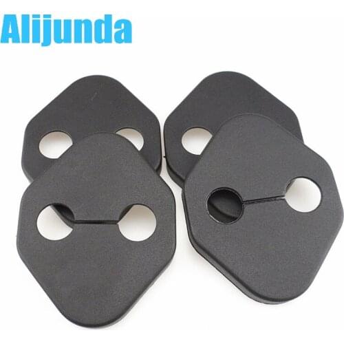 Alijunda Car Door lock protective cover Fit For Toyota RAV4 2013 2014 Camry 2012 Vios 2008 Honda Accord FIT CITY CRV CIVIC vezel