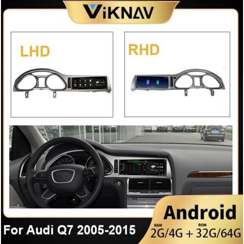 10.25 inch Android Car Multimedia Player For-AUDI Q7 2005 2006 2007 2008 2009 - 2015 HD Screen WIFI Radio Player GPS Navigation