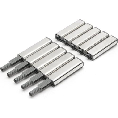 Freeshipping Cabinet Drawer Cupboard Push To Open System Door Damper Buffer Push Catch Plastic Stainless steel housing