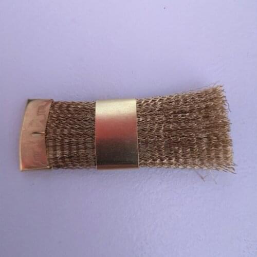 Nail Drill Bits Cleaning Brush Portable Copper Wire Electric Manicure Golden Clean Tool Metal Cutters Dust Brush Polish Manicure