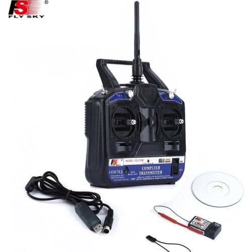 FlySky FS-CT6B FS CT6B 2.4G 6CH Radio Set System ( TX FS-CT6B + RX FS-R6B) RC 6CH Transmitter + 6CH Receiver