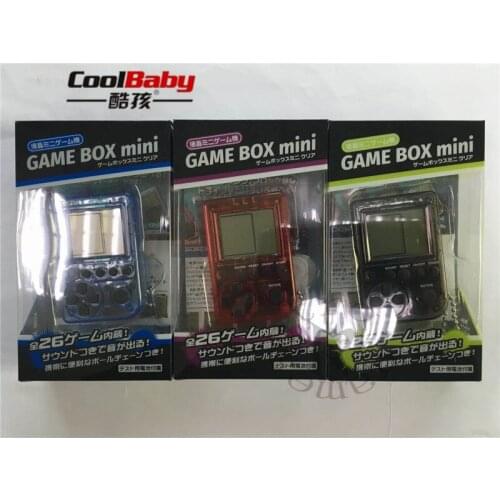 Game Consoles Retro Mini Puzzle Children Russian Box Game Console Portable LCD Players Educational Electronic Toys Random Color