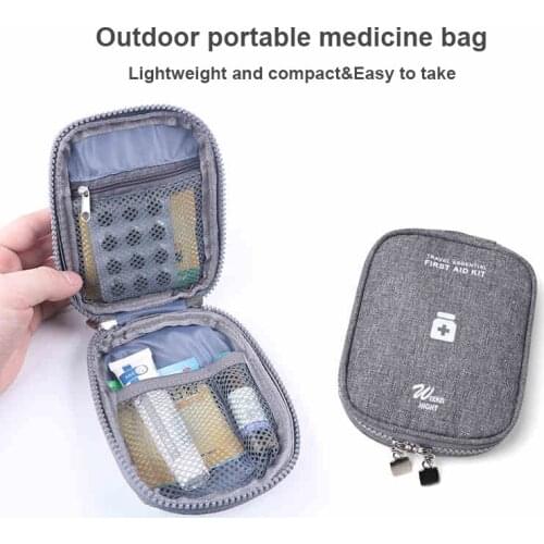 Mini Medicine Storage Bag Emergency Medical Kit Travel Portable Home Outdoor Pouch Small Organizer Bags Контейнер Для Хранения