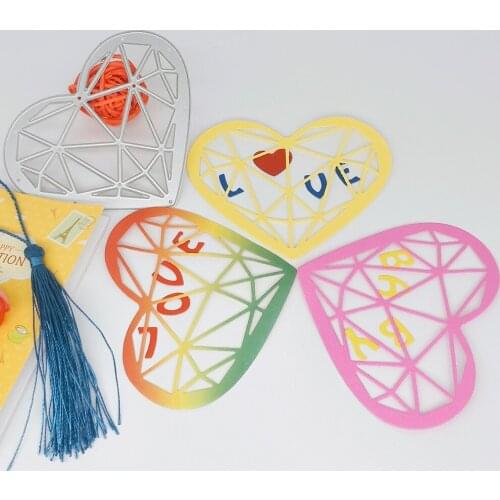 Lace hearts craft die metal cutting die scrapbook stamp carving paper card stamping die new DIY die