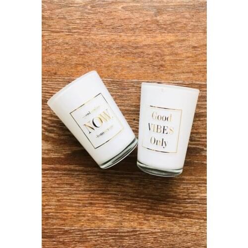 Cup Candle 2 PCs-Vanilla scented-80g