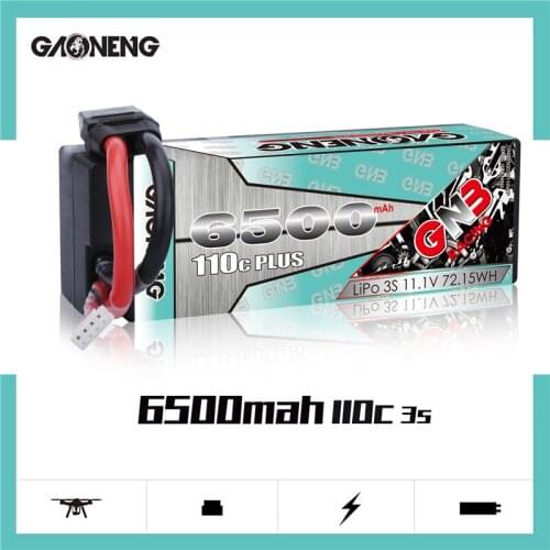 GNB 6500mAh 11.1V 110C MAX 220C 3S Lipo Battery T XT60 XT90 EC5 XT150 Plug voor RC HSP 1/8 1/10 Buggy RC Auto Axiale Scx10 RC