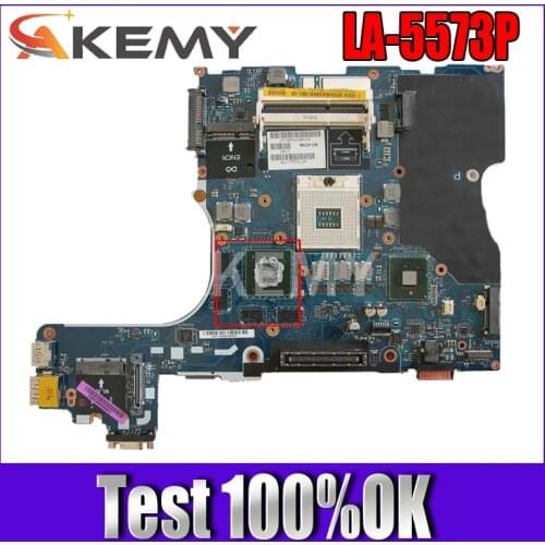Akemy For Dell Latitude E6510 Laptop Motherboard CN-0NCPCN 0NCPCN NAL22 LA-5573P QM57 DDR3 GPU Onboard Free CPU