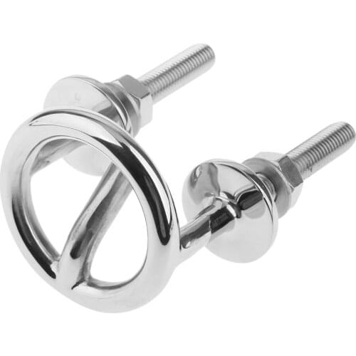 Marine Transom Mount Ski Tow 2.5 inch Diameter Boat Hook 316 Stainless Steel