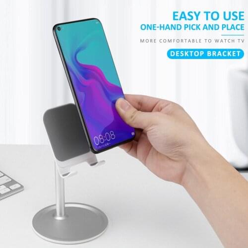 Mobile Phone Stand Multi-directional Adjustable Desktop Silicone Protection ABS Bracket Phone Holder For Phone Laptops