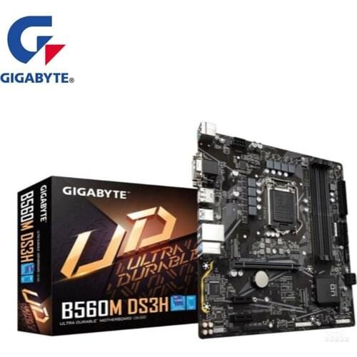 NEW For Gigabyte GA B560M DS3H Motherboard LGA 1200 B560 Desktop Mainboard Support i3 i5 i7 10400F 10400 10100F 10700K