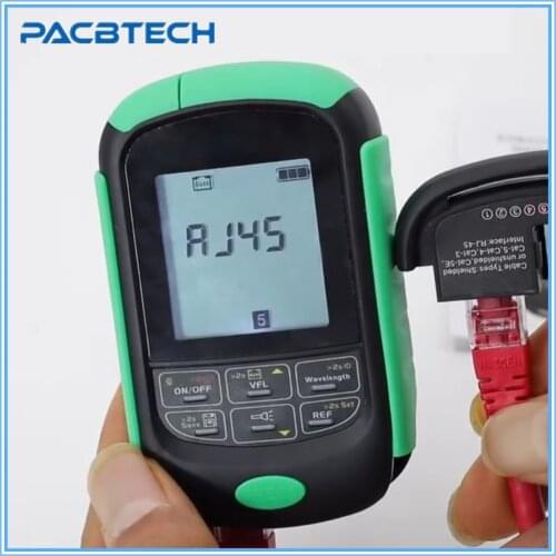 NEW 4in1 Li-Lion Battery Optical Power Meter Visual Fault Locator Network Cable Test Optical Fiber Tester VFL Free Shipping