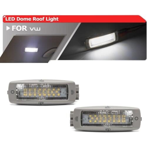 Direct Fit Xenon White Led Roof Dome Interior Lights For VW Beetle Golf Tiguan For Skoda Superb For Seat Alhambra Leon