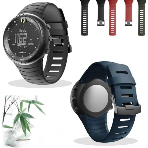 High quality Silicone Watch Strap For Suunto Core Replacement Correa Mens sport core band wristband For Suunto Core accessories