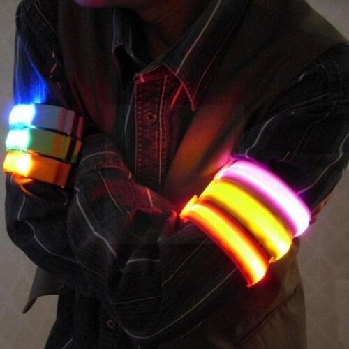 Luminous Silicone Bracelet Customized Glossy Printing Running Silicone Band Couple Bracelet Wrist Luminous Fluorescent Nigh E6X1