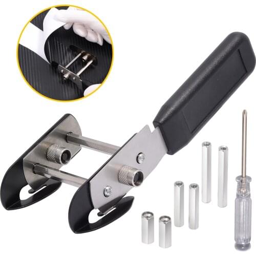 EHDIS Vinyl Wrap Utility Knife Carbon Fiber Film Paper Cutter with 4Pair Different width Screws Safety Car Sticker Cutting Tool