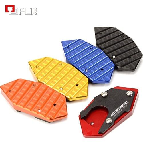 Kickstand enlarger With LOGO CBR 650R/CBR 650F For Honda cbr650r 2019-20120 cbr650f 2015-2018 Motorcycle Side stand extension