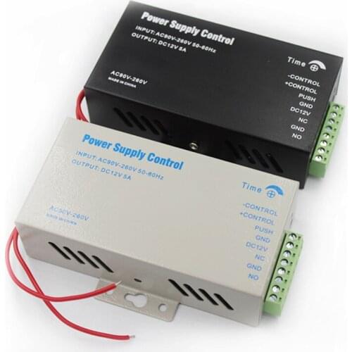 DC 12V Door Access Control System Switch Power Supply 3A 5A Control RFID 110~240V For AC Machine Access Device Fingerprint