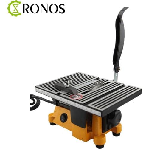 High quality 1pc 220V 60W Mini Table Saw/Mini Bench Saw Alloy Blade Diamond Blade Cuts Stone Wood Copper Aluminium Lead