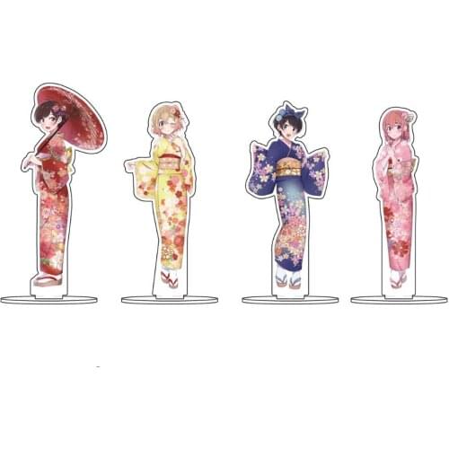 Anime Rent A Girlfriend Kanojo Okarishimasu Ichinose Chizuru Acrylic Stand Figure Display Model Plate Desk Decor Kimono Series