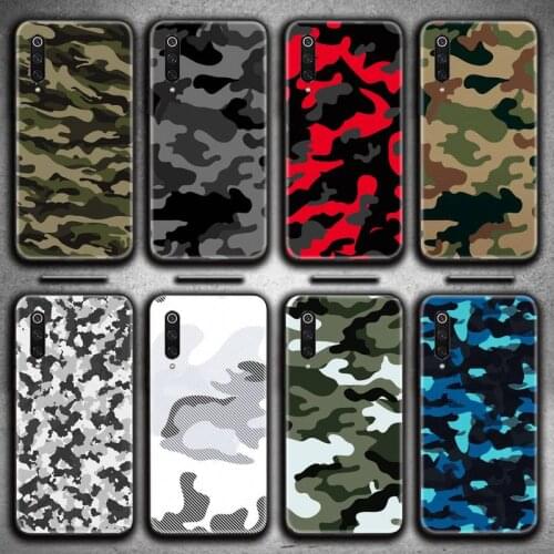 Camouflage Pattern Camo military Army Phone Case for Xiaomi Mi Note 10 Lite Mi 9T Pro xiaomi 10 CC9 9SE