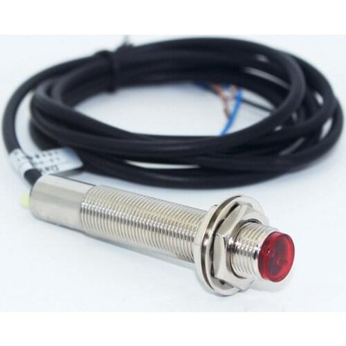 0-15CM 6-36V M12 NPN N/O LS-DS20C1 Photoelectric Switch Infrared Proximity Sensor Diffuse Inductive Brass Case