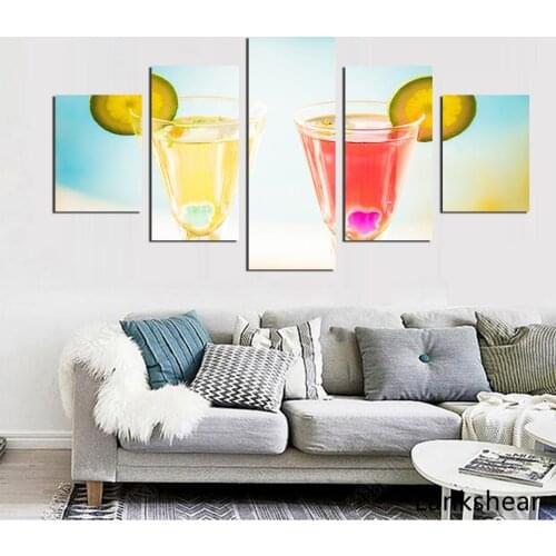 Fruit Juice Food Painting emon Tea Posters and Prints Lemon Kitchen Decoration Modern Wall Art Picture Nordic Print Framework