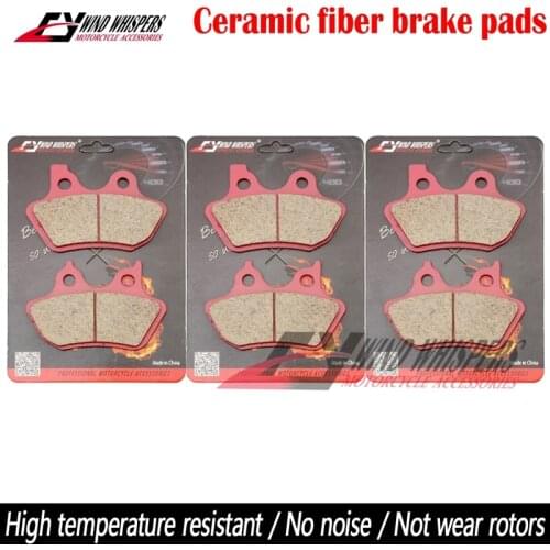Motorcycle Ceramic Front Rear Brake Pads For Kawasaki Z650 Non ABS 2017 Z 650 ABS 2017 2018 Z750 ZR750 ABS 2007-2011 Ninja 650
