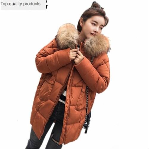 Korean Style Winter Womens Jacket 2020 Cotton Padded Jackets Ladies Loose Coats Fur Collar Hooded chaqueta mujer YQ253