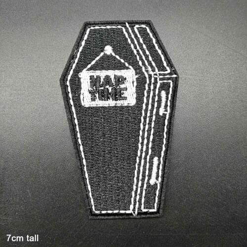 Nap Time Full Embroidery Iron On Embroidered Clothes Patches For Clothing Stickers Garment Wholesale