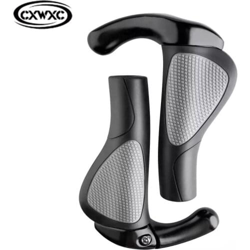 Non-slip MTB Bicycle Grips Ergonomics Bike Handlebar Covers Extended Bar End Mountain Bike Grips Handles for Bicycle