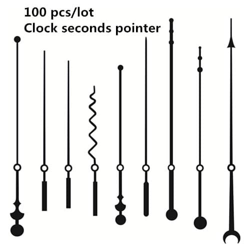 2021 New Wall clock Seconds Pointer 100Sets/lot wholesale Accessories Metal Hand Clocks Needles Home Decor Promotion
