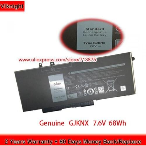 Genuine 7.6V 68Wh 03VC9Y GD1JP DV9NT GJKNX Battery for Dell Latitude 14 5495 15 5580 5280 5288