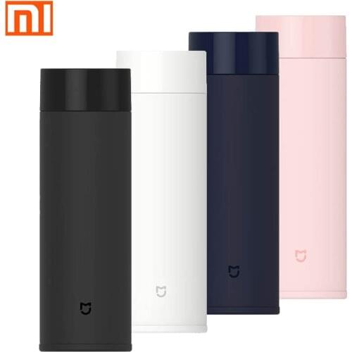 Original xiaomi mini thermos cup 350ml 4 color travel portable stainless steel kettle simple fashion business Vacuum Thermal Cup