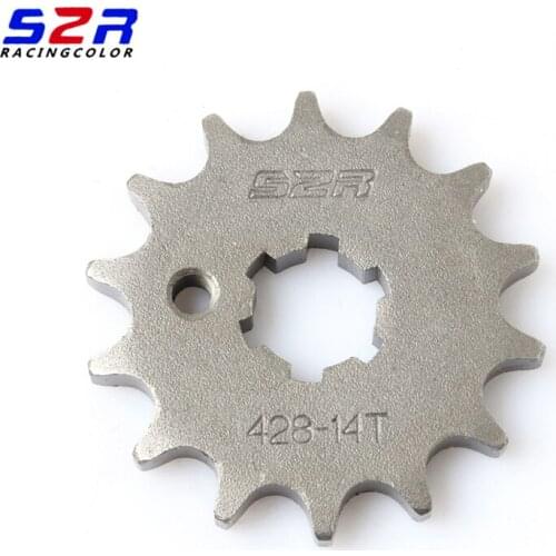 S2R Motorcycle 428 14T Front Sprocket Driven for YAMAHA FZ16 FZ-16 FZ-S FZS FZ 16 S Transmission Sprockets Drive
