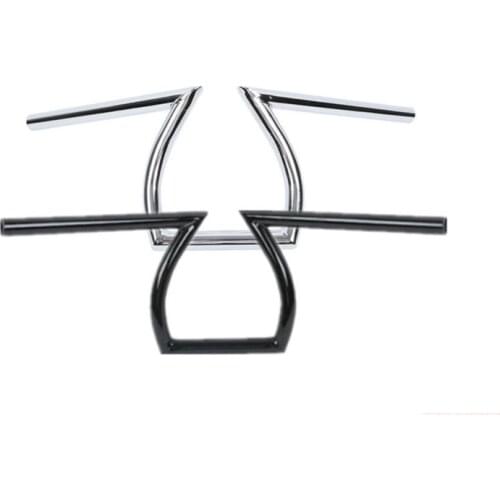 Motorcycle 1" Drag Handlebar Handle Bar Z Bars For Harley Sportster Bobber Custom Chopper