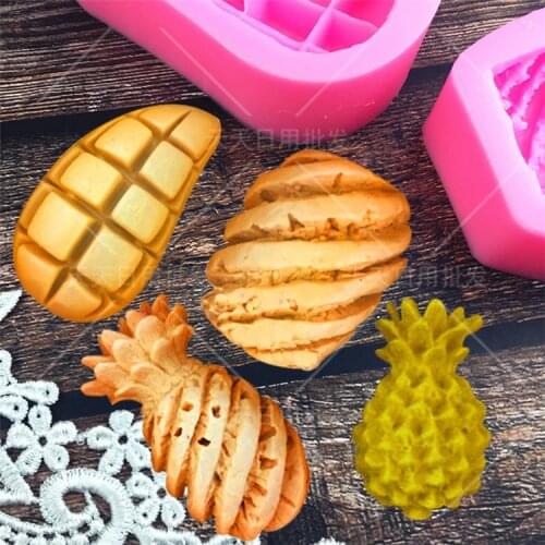 Pineapple Mango Silicone Mold Fondant Molds Sugar Craft Tools Chocolate Mould For Cakes