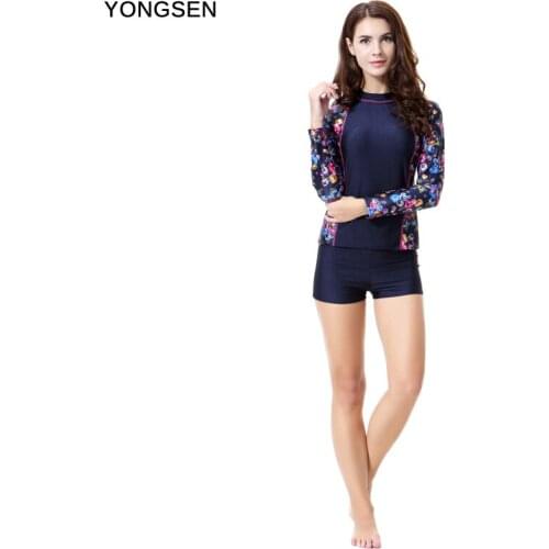 YONGSEN Plus Size Modest Muslim Swimwear Short-sleeved Hijab Burkinis Muslimah Hijab Islamic Womens Swimsuits maillot de bain