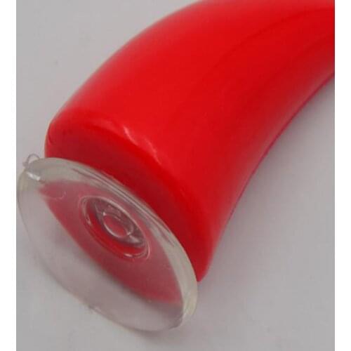 Motorcycle Helmet Devils Horn Decoration for Helme & Suction Cup Red Color