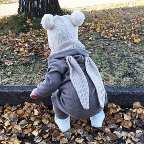 Spring Newborn Romper Baby Boys Costume 2020 Girls Rompers Toddler Tiny Cottons Girls And Boy Hooded Jumpsuit Wool Child Coats