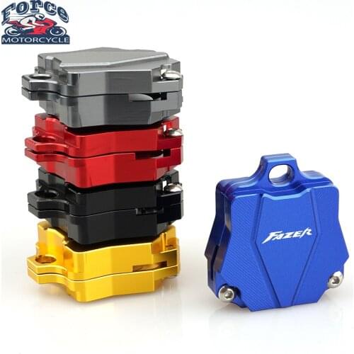 High Quality CNC Key Case Cover Shell For Yamaha Fazer FZ1 FZ6 FZ8 FZ6N FZ6S FZ6R (Key Without chip) NEW Motorcycle Accessories