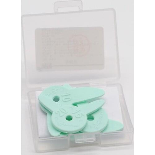 1/Set Dental Orthodontic Rubber Ruler For Measurement Of Tooth Slit Teeth Occlusal Dentist Instrument Tools