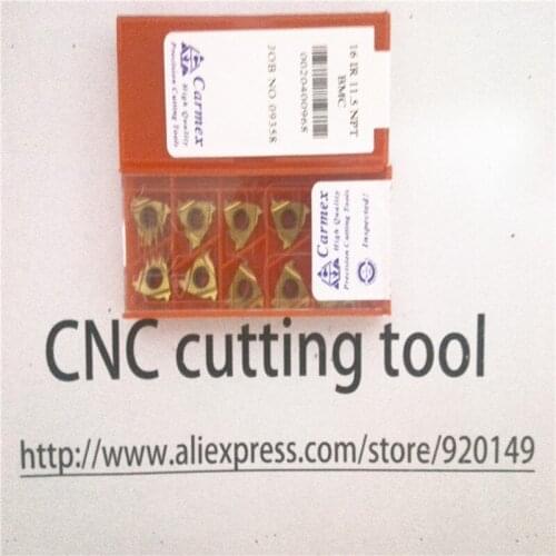 10pcs/set 16iR 11.5 NPT BMC thread turning tool inserts lathe tool free shipping