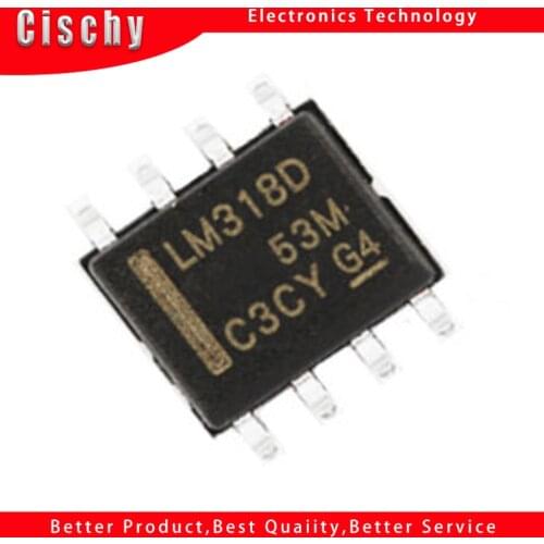 10pcs LM318DR SMD LM318D SOP8 LM318 SOP