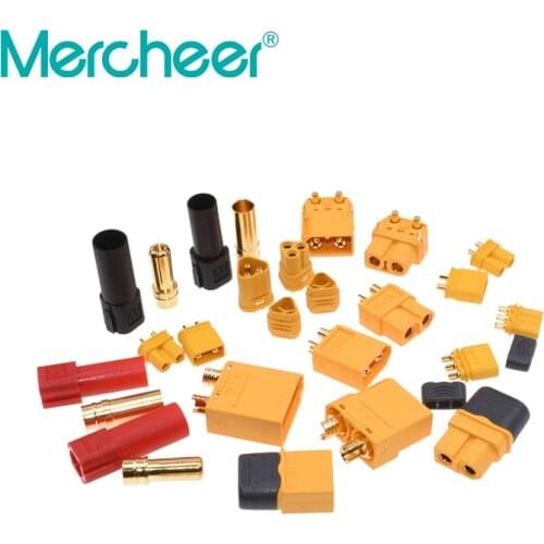 10pcs XT30 XT30U MT30 MR30 MR30PB XT60 XT60-H XT90 XT90-S XT150 XT-60 Male Female Bullet Connectors Plugs For RC Lipo Battery