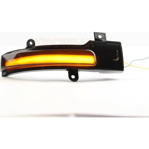 2Pcs For Mitsubishi Outlander 2013-2020 Lancer 2016 LED Dynamic Turn Signal Blinker Sequential Side Mirror Indicator Light